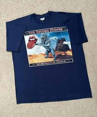 Buy Vintage 1997 The Rolling Stones Bridges To Babylon Tour T Shirt 80s 90s Band • 20£