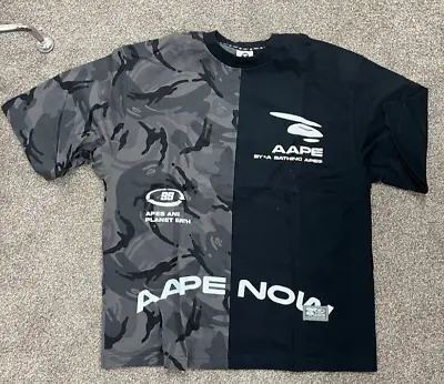Buy Aape Splice Camo T Shirt In Black - Small • 85£