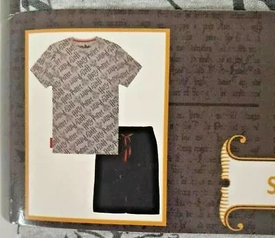 Buy Harry Potter Pyjama Set Mens Short Sleeve T-Shirt Wizarding Pj Pant Set Primark • 24.93£