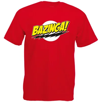 Buy BAZINGA T SHIRT Funny Nerd Geeky Big Bang Theory T-shirt Sheldon Sizes S - 3XL • 9.99£