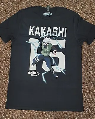 Buy New 100% Official Naruto  Kakashi 15  T-shirt - Size Medium - M • 10£