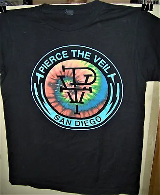 Buy PIERCE THE VEIL San Diego Pre Worn T-Shirt Size Small Very COOL • 33.07£
