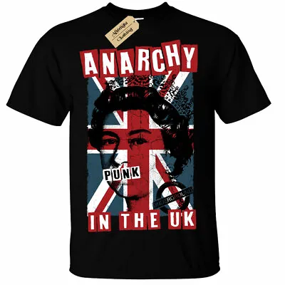 Buy Anarchy In The UK Punk Rock T-Shirt Rotten Mens Union Jack Uk • 11.95£