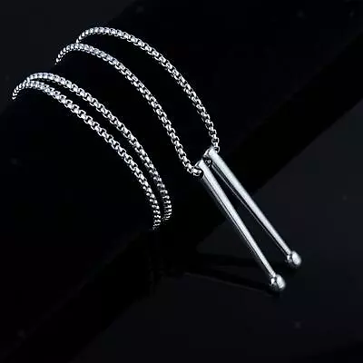 Buy Drummer Necklace Band Jewelry Gifts Unique Classic Men Necklace For Men And • 5.76£