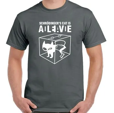Buy Schrodingers Cat T-Shirt Dead Alive Mens Funny Sheldon Cooper Big Bang Theory • 9.49£