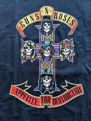 Buy Guns N’ Roses Appetite For Destruction XL T-shirt Aerosmith Metallica Axel Slash • 6.39£