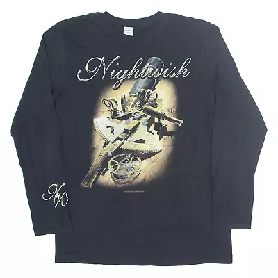 Buy GILDAN Nightwish Mens T-Shirt Black Long Sleeve L • 31.99£