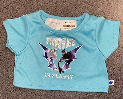 Buy Build A Bear How To Train Your Dragon Blue Top T-shirt Furies In Flight BABW • 10£