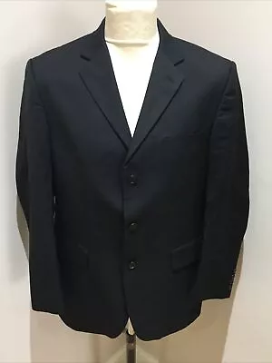 Buy Mens Pierre Cardin Blazer Size 40R Wool Black Pinstripe Smart/Evening Jacket • 9.99£