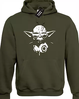Buy Dj Yoda Hoody Hoodie Star Trooper Music Storm Wars Jedi Skywalker Funny Design • 16.99£