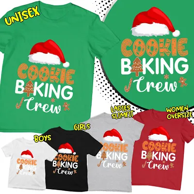 Buy Christmas Baking Cookie Cute Gingerbread Family Christmas T Shirt #MC300 • 9.99£