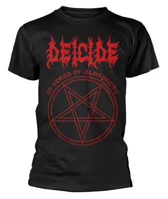 Buy Deicide 30 Years Of Blasphemy Black T-Shirt OFFICIAL • 16.29£