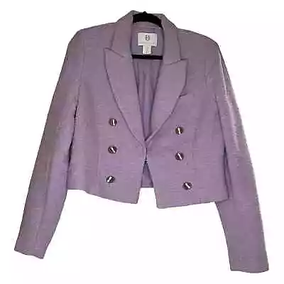 Buy House Of Harlow 1960 Purple Tweed Cropped Blazer Size M • 43.39£