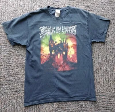 Buy Mens Black Cradle Of Filth  Cemetery And Sundown  T Shirt. Size M.  • 15£