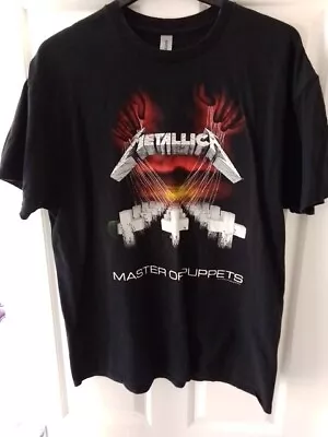 Buy Official Metallica Master Of Puppets 1986 Tour T-Shirt Unisex Rock Band Merch • 13.50£