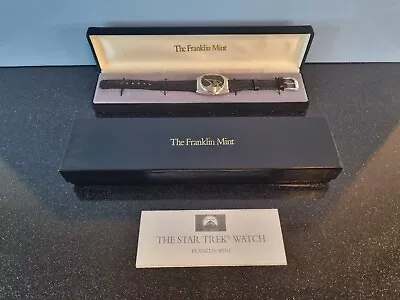 Buy Vintage The Star Trek Watch Franklin Mint 1991 With COA New In Box Collectable  • 85£