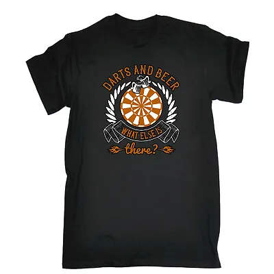 Buy Darts And Beer What Else Is There - Mens Funny Novelty T-Shirt Tee Tshirts • 12.95£