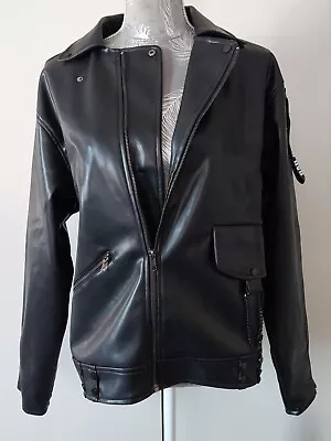Buy Koi Vegan Leather Jacket Bad Habits Black Brand New With Tags Zips Chain Medium  • 29.99£
