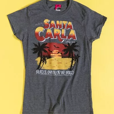 Buy Women's Lost Boys Inspired Welcome To Santa Carla Fitted T-Shirt : S,M,L,XS • 19.99£