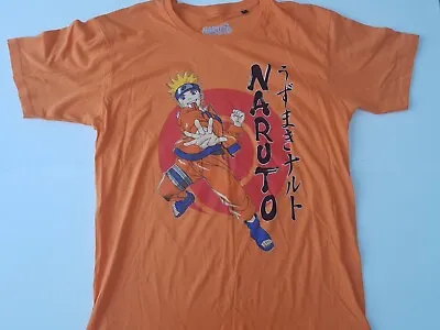 Buy Naruto T-Shirt Orange Mens X-Large New Vintage • 6.99£