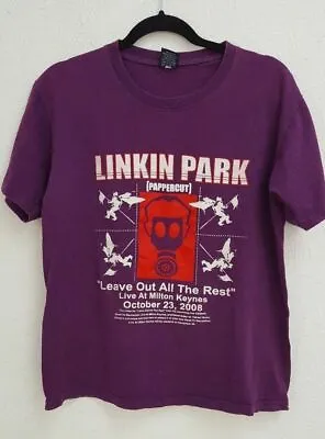Buy LInkin Park Leave Out All The Rest Pappercut T-shirt Live At Milton Keynes 2008 • 78£