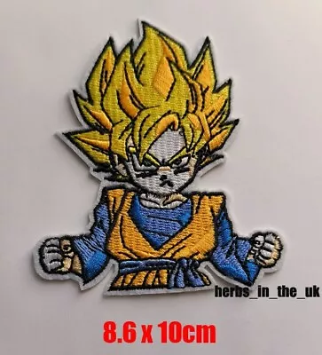 Buy Dragon Ball Z Goku Patch Embroidered Iron On Badge • 3.29£