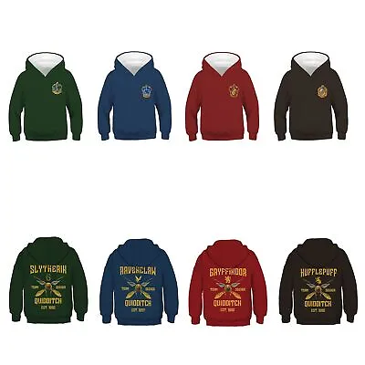 Buy Kids Boys Girls Harry Potter Hoodies Sweatshirt Hooded Top Pullover Jumper Gifts • 10.74£
