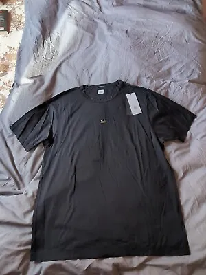 Buy C.P. Company  Mercerized Light Jersey 70/2 Blue/Black Short Sleeve T-Shirt XL  • 60£