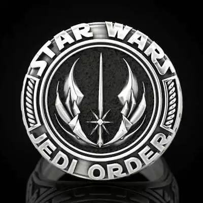 Buy Jedi Master Ring Star Wars Mandalorian Jedi Knight Cosplay Jewelry Party Rock • 4.79£