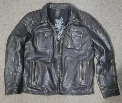 Buy Mens Leather Jacket, Size XL, GIPSY Used, GC • 44.99£