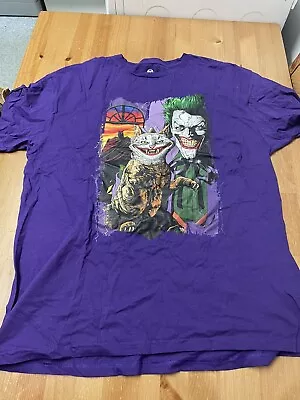 Buy Batman: T-Shirt: Joker's Kitty By Brian Bolland Official Merch XL • 10.99£