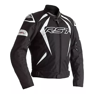Buy RST 2365 Tractech Evo 4 Textile Motorcycle CE Wateroproof Jacket Black/White • 97.81£
