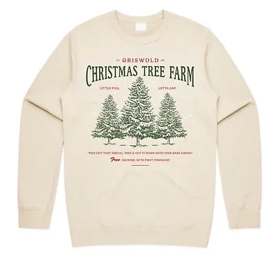 Buy Griswold Christmas Tree Farm Jumper Sweatshirt Funny Retro Film Movie Gift • 25.99£