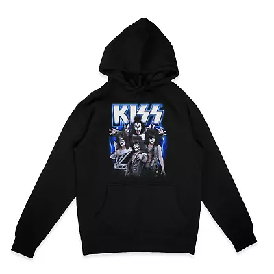 Buy Kiss Rock Band Metal  Mens Hoodie Logo Pullover Jumper Hooded Band Top S-2XL • 24.99£