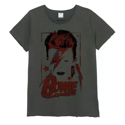 Buy Amplified Womens/Ladies Aladdin Sane David Bowie T-Shirt GD304 • 28.59£