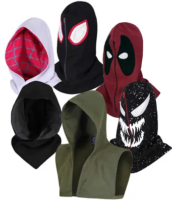 Buy Costume Hood Assassins Green Arrow Jacket Hoodie Mask Cosplay  • 22.99£