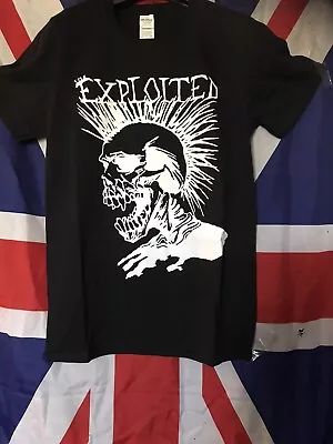 Buy The Exploited T Shirt  Black Shirt White Skull Punk Hard Core Oi Skinhead Sm-xl • 15£