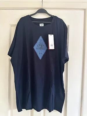 Buy BNWT CP Company Men's Navy And Blue T-shirt 3XL • 65£