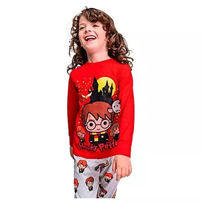 Buy Children`S Pyjama Harry Potter Red (Size: 5 Years) NEW • 12.47£