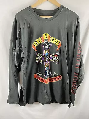 Buy Guns N Roses Extra Large XL Long Sleeved T Shirt Appetite For Destruction BNWOT • 12.95£