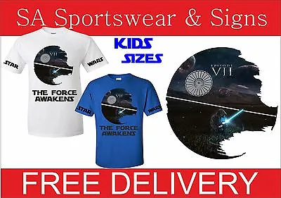 Buy Kids Gildan Printed Star Wars The Force Awakens New  Design T-shirt Sizes  Xs-xl • 9.29£
