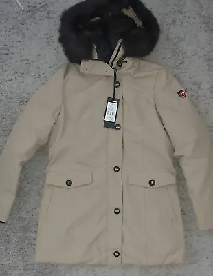 Buy Redskins Womens Jacket XL Beige Winter Lined Down Hooded Coat Pit To Pit 20 Inch • 37.42£