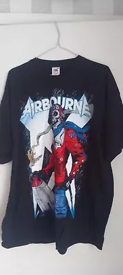 Buy Black Tshirt. AIRBOURNE Logo.2010 Tour Dates On Back. 2xlarge Size • 10£