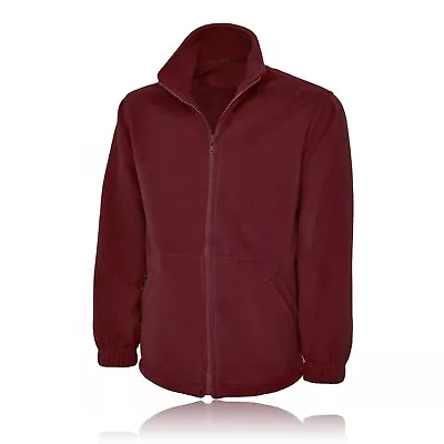Buy Work Wear Fleece Zip Up Jacket Hoodie Casual Walking Warm Classic Outdoor Top UK • 13.99£