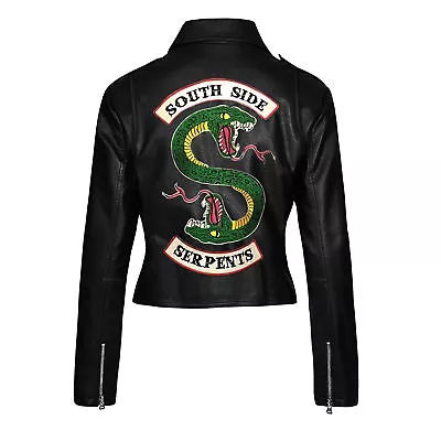 Buy Southside Serpents Jones Women's Leather Biker Jacket • 49.99£