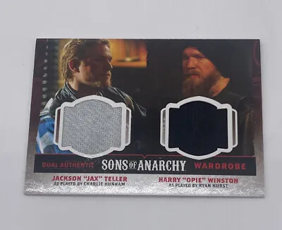 Buy Sons Of Anarchy Seasons 4 & 5 Dual Wardrobe Card DW5 - Charlie Hunnam Jax & Opie • 61.56£