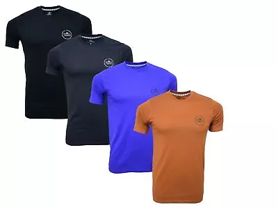Buy TRC Men's Round Neck Heavy Cotton Casual Short Sleeve T-Shirt Pack Of 4 • 29.99£