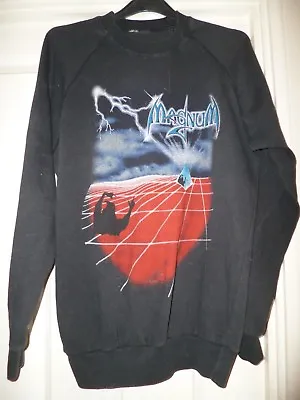 Buy Vintage Magnum 1985 Uk Tour Sweat Shirt Sz M/l • 110£