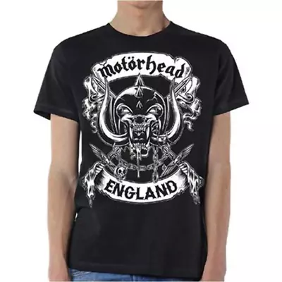 Buy Motorhead Crossed Swords England Crest Official T-Shirt • 16.98£