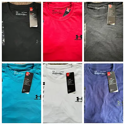 Buy Under Armour Heat Gear Short Sleeve Crew Neck Men's T-shirt Multi Sports Tee • 13.99£